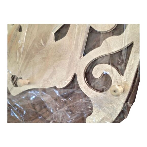 Vintage Silver Plated Holiday Sleigh Trivet Enamel Hot Plate Never Used - Picture 6 of 11